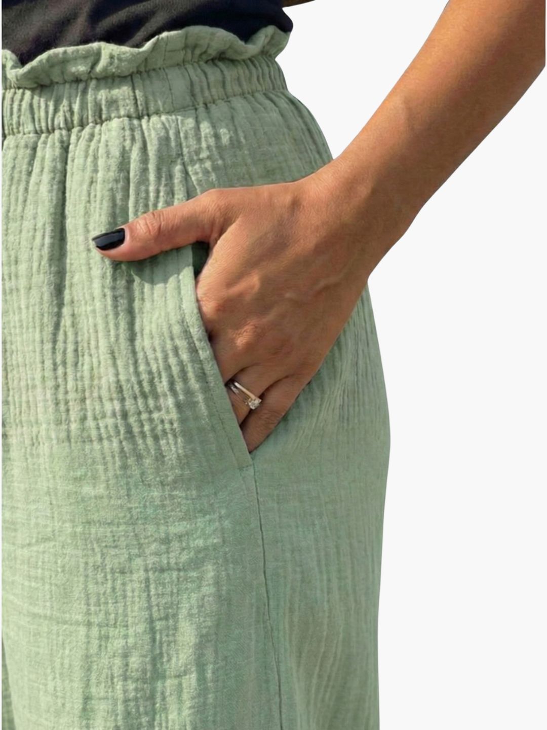 Luxe Soft-Touch Gauze Pants-Lounge Wear Collection