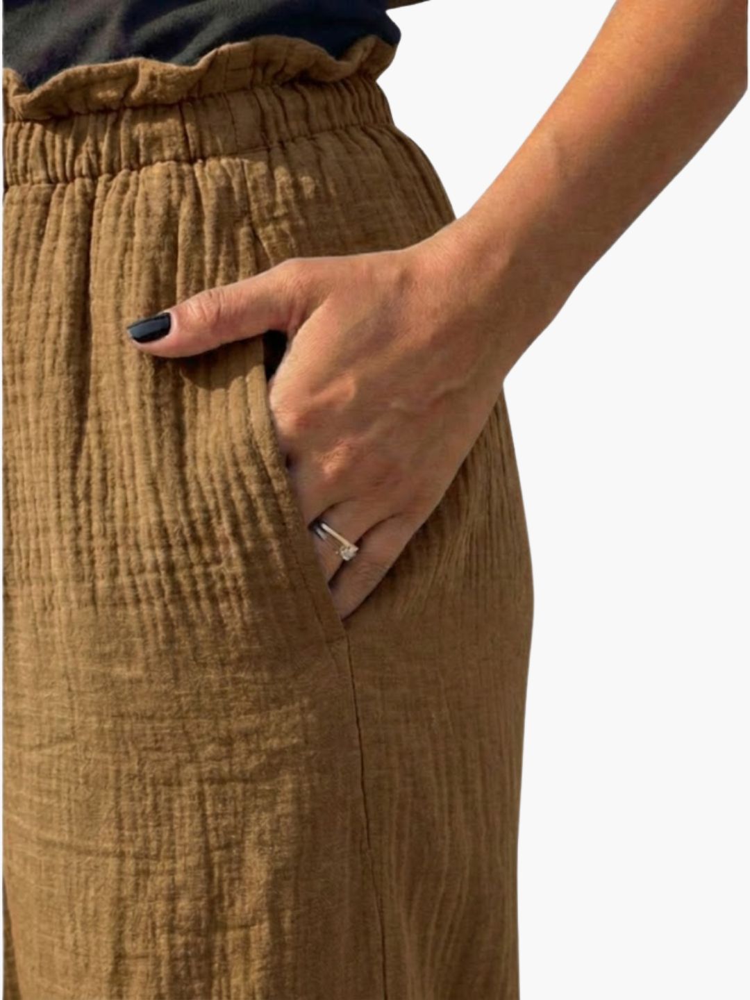 Luxe Soft-Touch Gauze Pants-Lounge Wear Collection