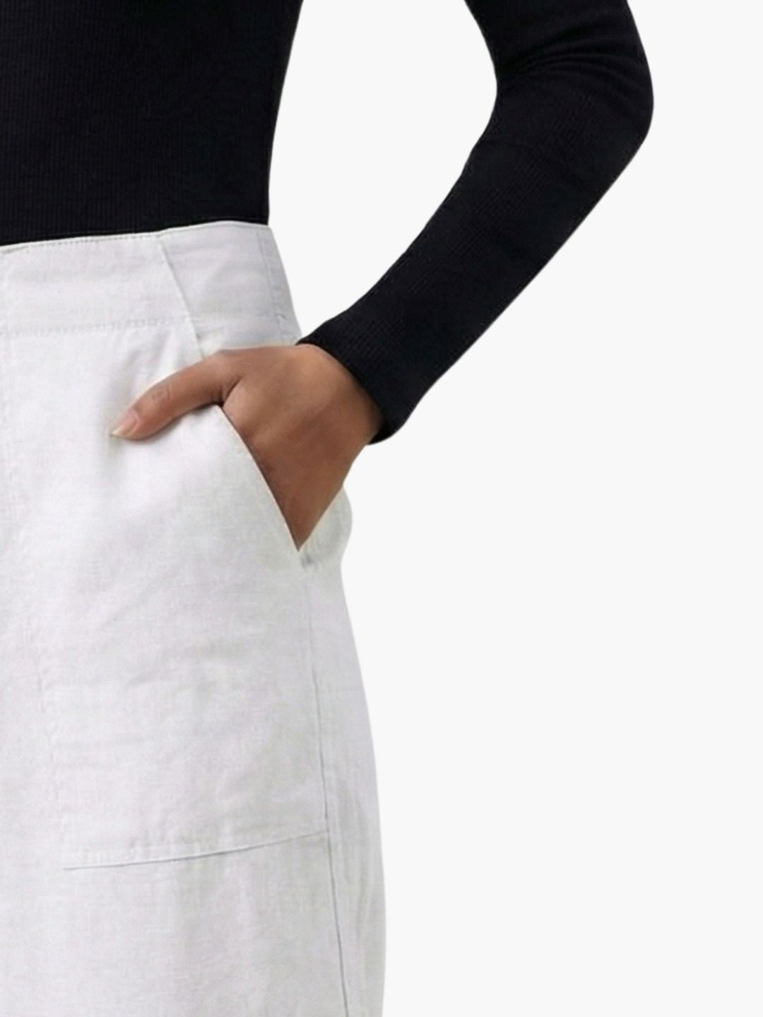 The 9 to 9 All-Day Smart Waist Cotton Trouser (With Phone Pockets)