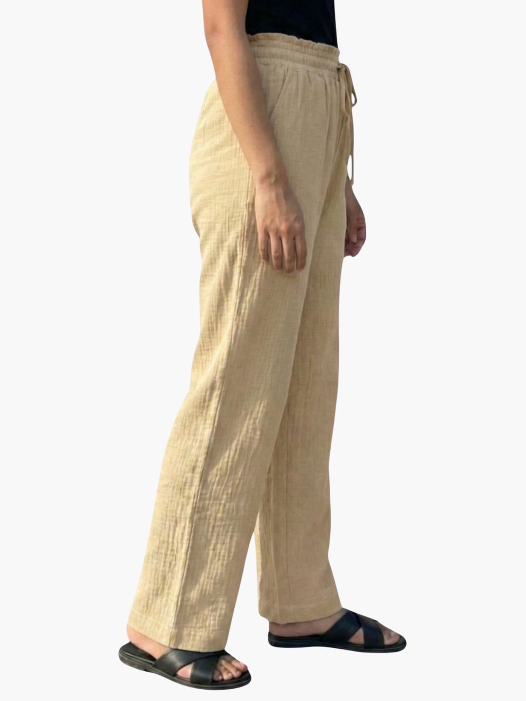 Luxe Soft-Touch Gauze Pants-Lounge Wear Collection
