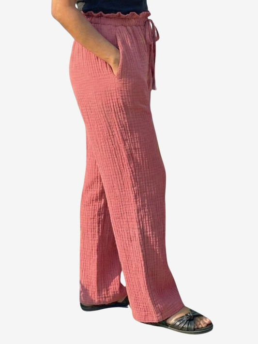 Luxe Soft-Touch Gauze Pants-Lounge Wear Collection