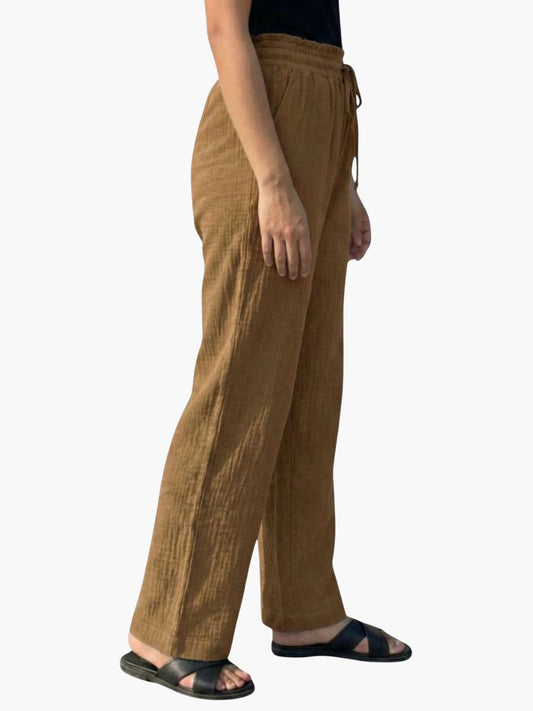 Luxe Soft-Touch Gauze Pants-Lounge Wear Collection