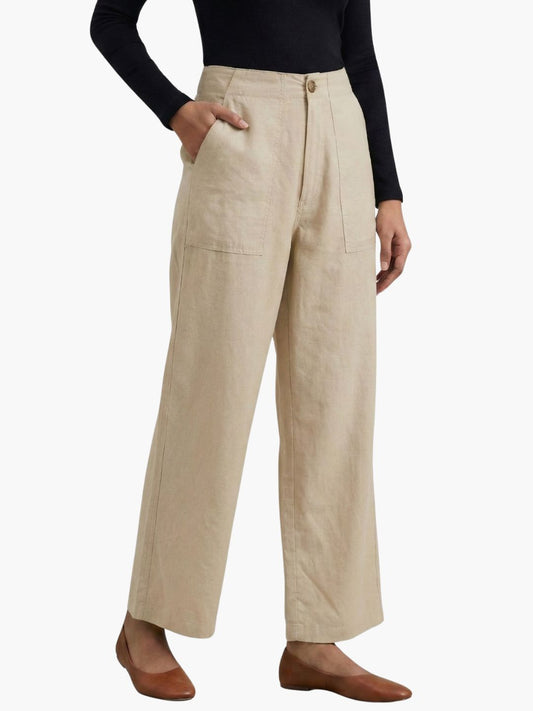 The 9 to 9 All-Day Smart Waist Cotton Trouser (With Phone Pockets)