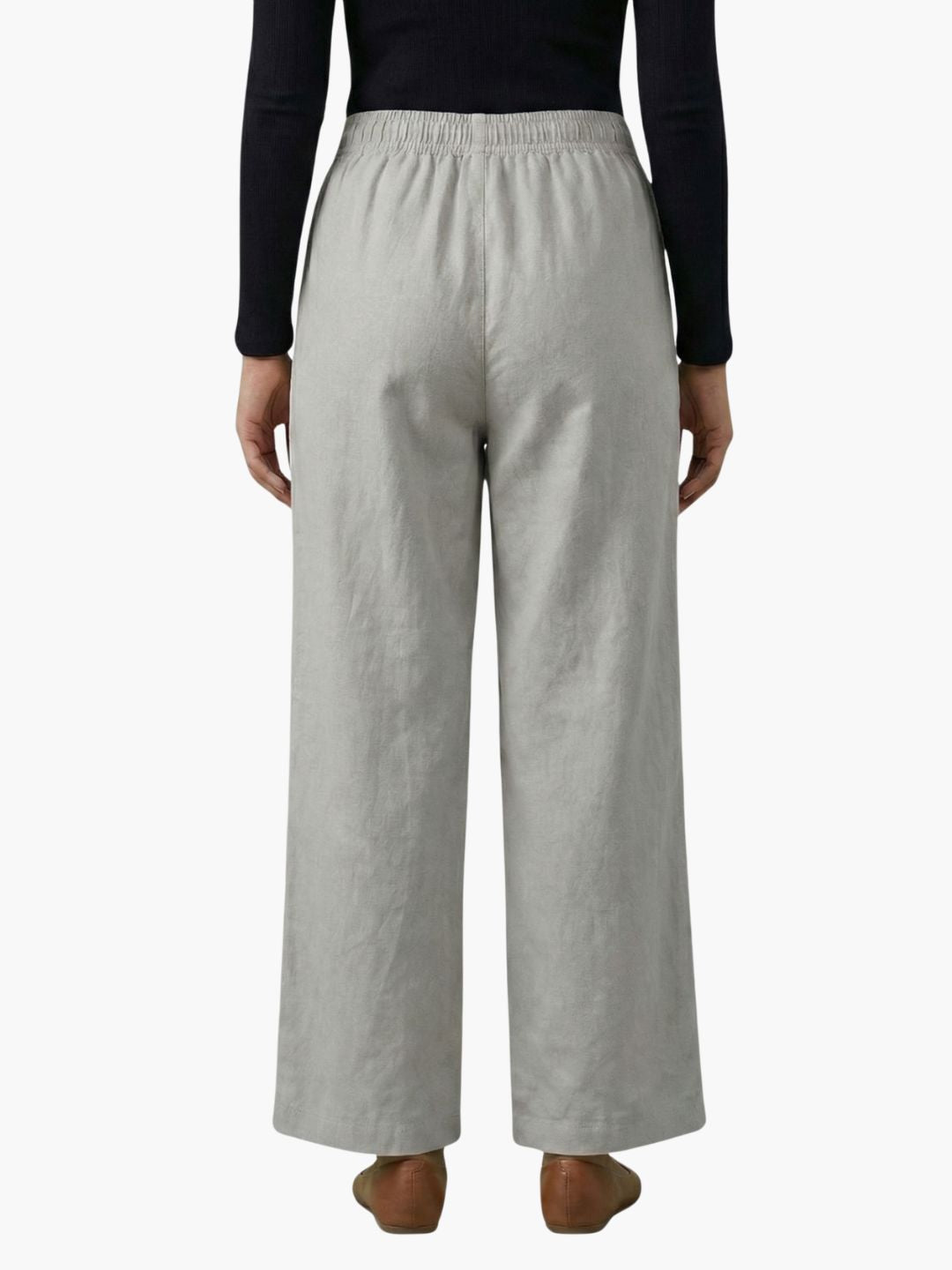 The 9 to 9 All-Day Smart Waist Cotton Trouser (With Phone Pockets)