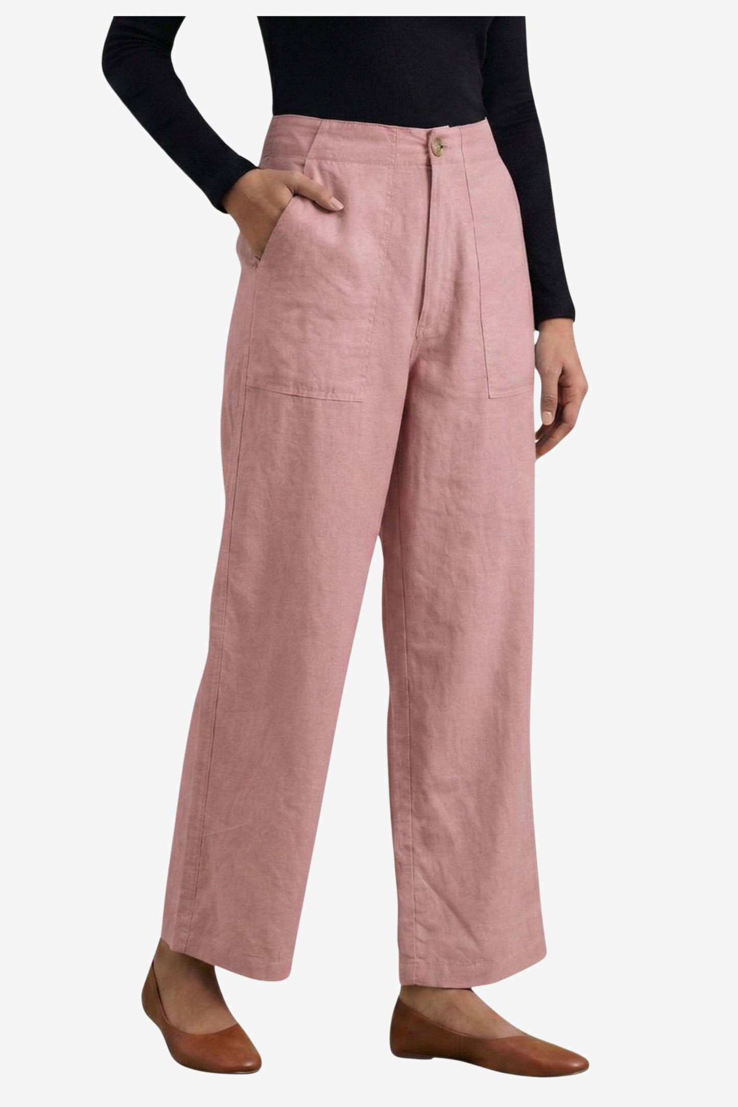 The 9 to 9 All-Day Smart Waist Cotton Trouser (With Phone Pockets)