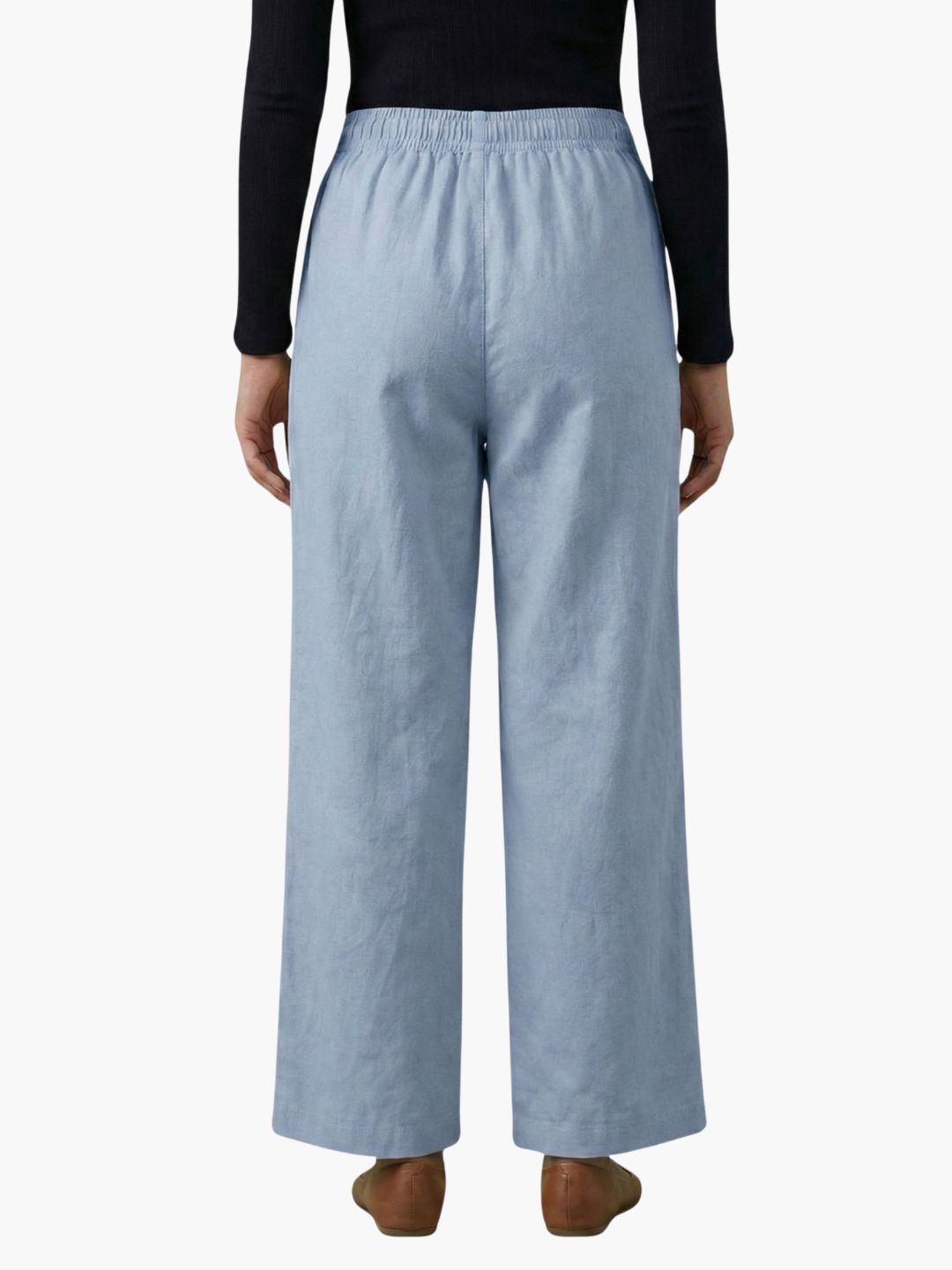 The 9 to 9 All-Day Smart Waist Cotton Trouser (With Phone Pockets)