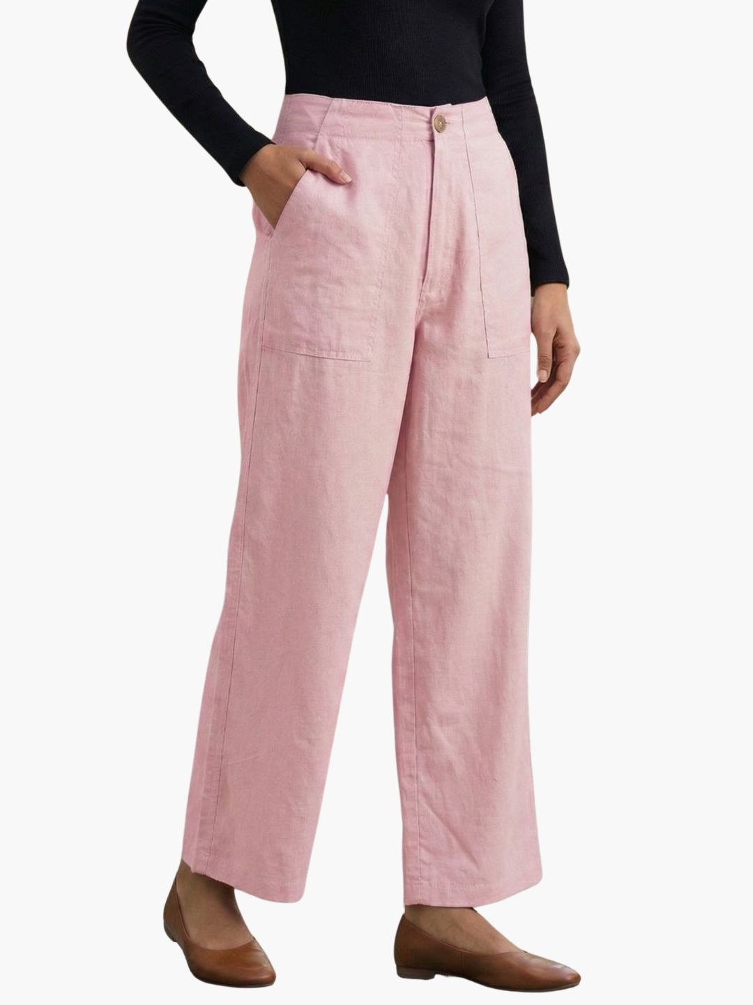 The 9 to 9 All-Day Smart Waist Cotton Trouser (With Phone Pockets)