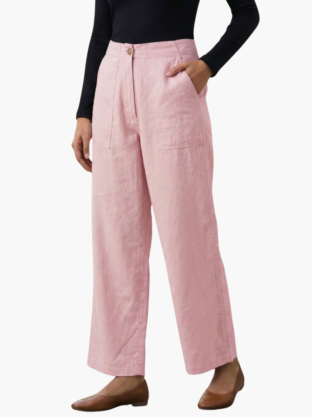 The 9 to 9 All-Day Smart Waist Cotton Trouser (With Phone Pockets)