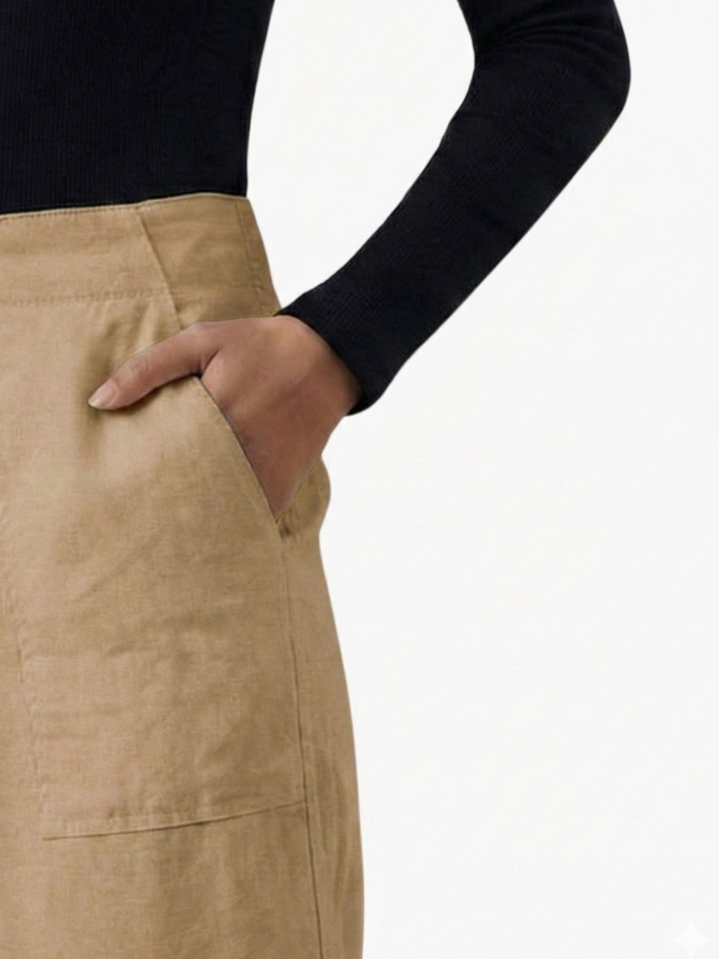 The 9 to 9 All-Day Smart Waist Cotton Trouser (With Phone Pockets)