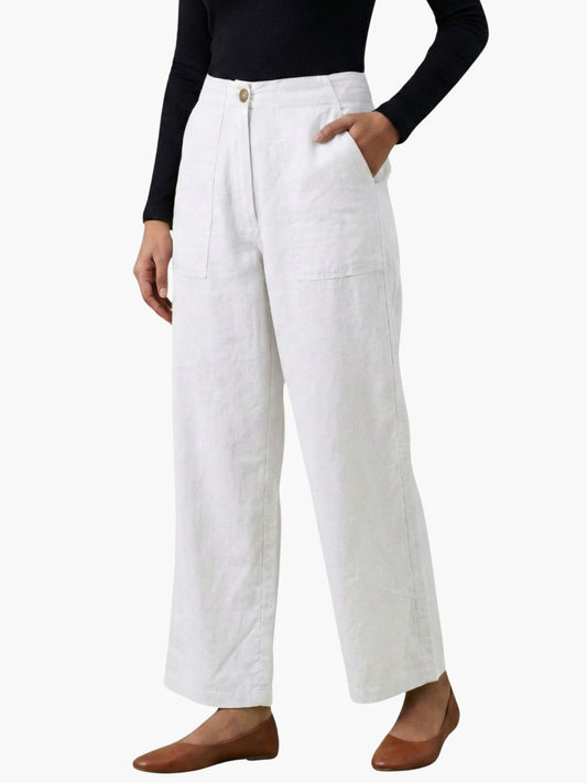 The 9 to 9 All-Day Smart Waist Cotton Trouser (With Phone Pockets)