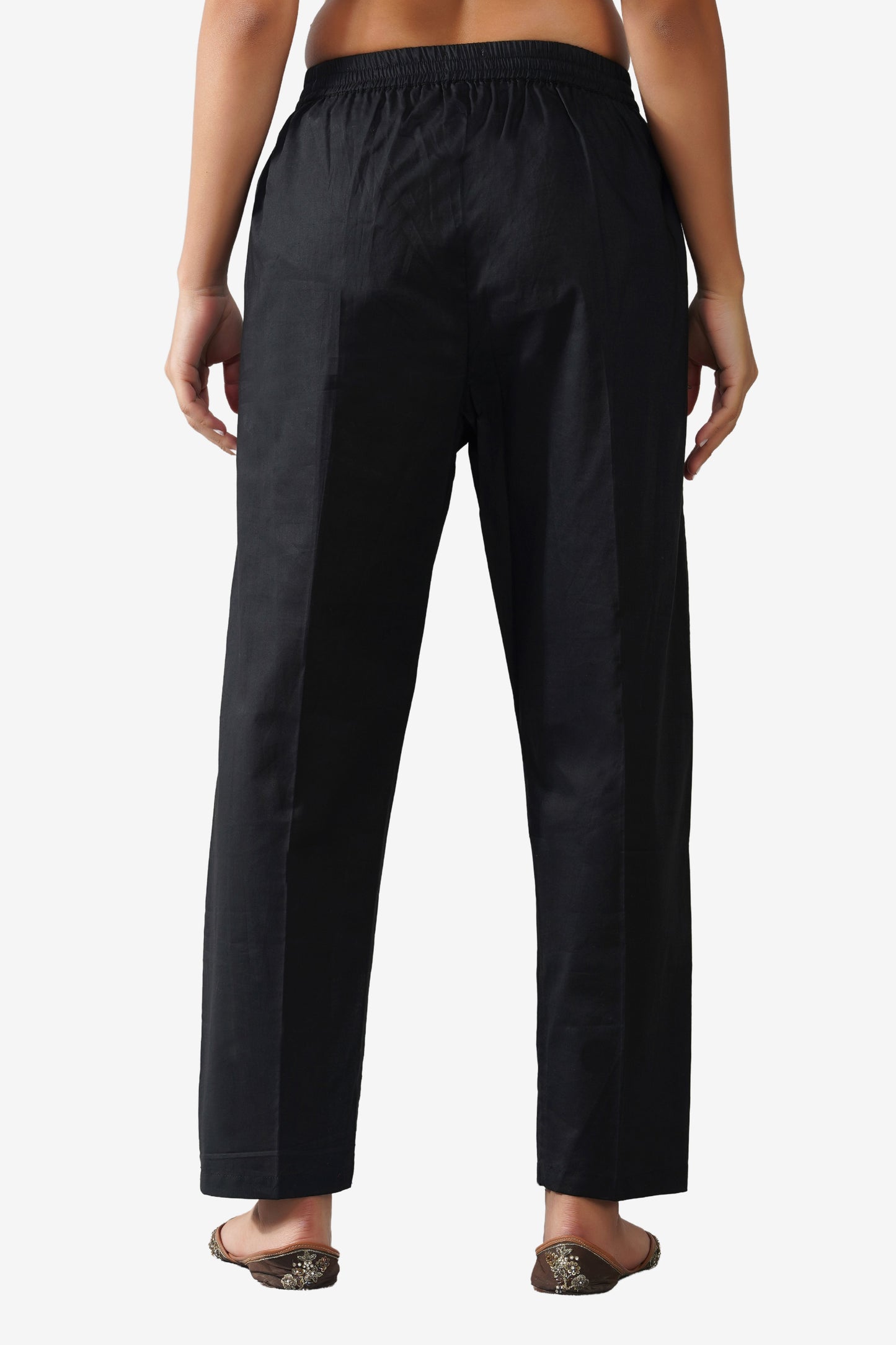All-Day Ease Relaxed Fit Pure Cotton Mid-rise Trouser