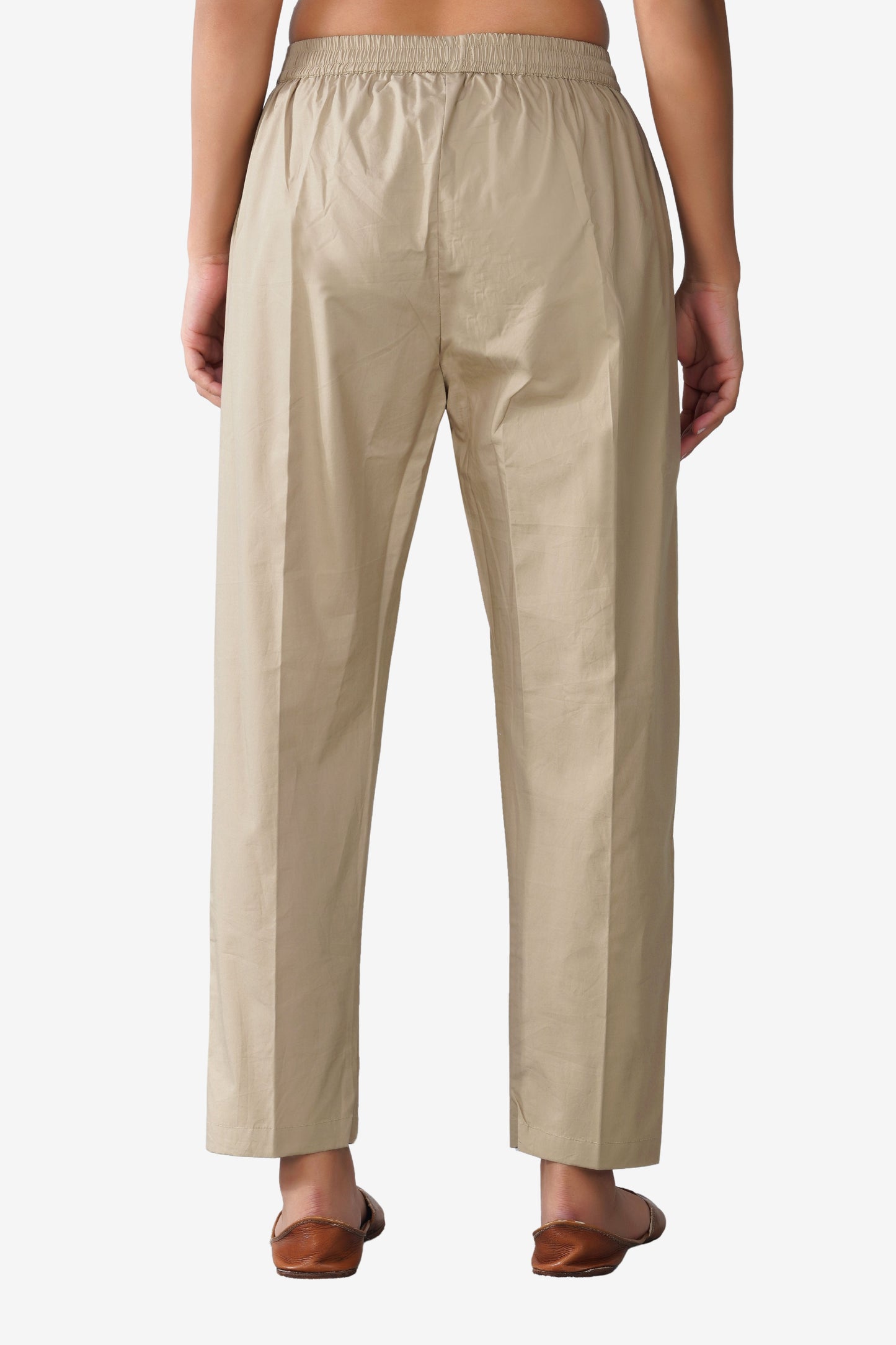 All-Day Ease Relaxed Fit Pure Cotton Mid-rise Trouser