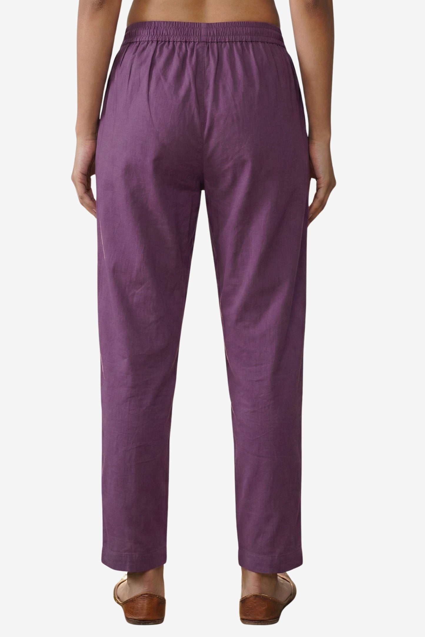 All-Day Ease Relaxed Fit Pure Cotton Mid-rise Trouser